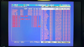 [MSX] MPXP Spectrum Analyzer in M file manager