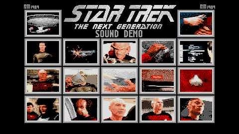 star trek the next generation sound demo for Atari ST