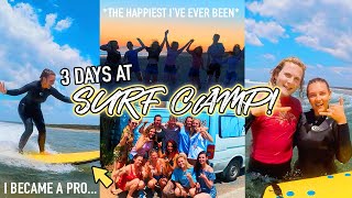 3 DAYS AT SURF CAMP Eeek! ONE OF THE HAPPIEST NIGHTS OF MY LIFE! #AusVlog5