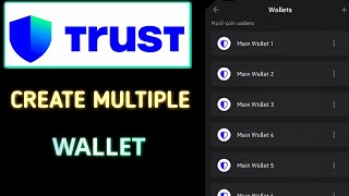 How to create multiple wallet on Trust Wallet | Trust Wallet me multiple account create kaise kare screenshot 5