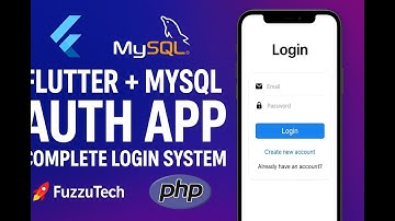Build Flutter Login & Register App with MySQL + PHP | Complete Authentication System