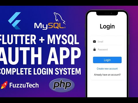 Build Flutter Login & Register App with MySQL + PHP | Complete Authentication System