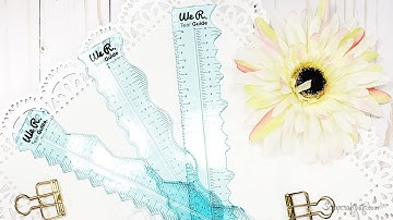 DEMO Test and Review of the We R Memory Keepers TEAR GUIDES Craft Tools | Scrapcraftastic