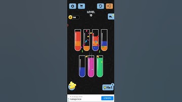 Water Color Sort Level 16 Walkthrough