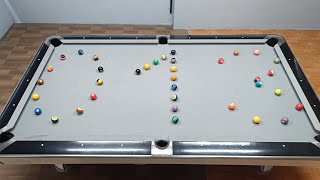 Number 013 with 36 Balls | One Shot Pool Challenge