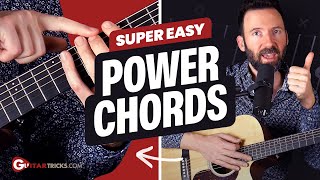 Video thumbnail of "Super EASY Power Chords For Beginners | Guitar Tricks"