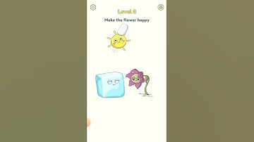 DOP 2 LEVEL 2 : MAKE THE FLOWER HAPPY (Delete One Part) ⚡ #DOP2 #SHORTS