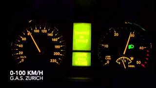 Mercedes Viano CDI 0-100 km/h acceleration