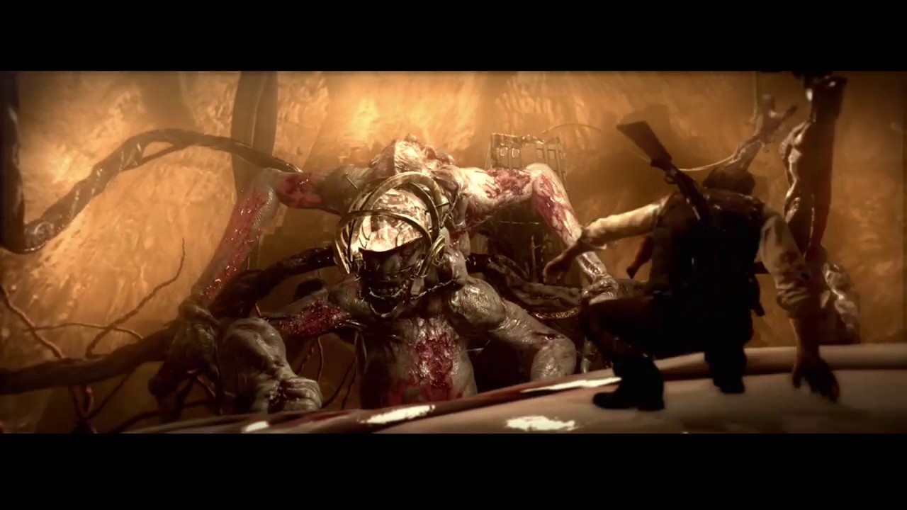 Evil Within: Sebastian conoce al jefe final Amalgam Ruvik Transformado.