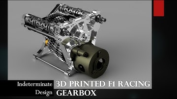 3D Printed F1 Seamless Shifting Gearbox  - Part 1