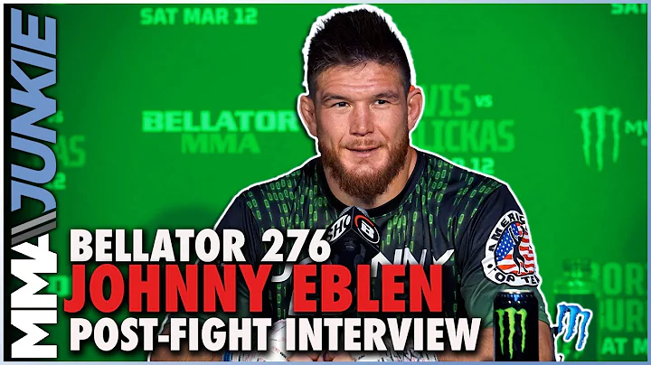 Johnny Eblen will wait if he has to, but wants Gegard Mousasi's title | #Bellator276