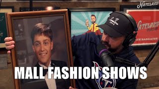 Mall Fashion Shows | Nateland Podcast
Taken from Nateland Episode #20 - Malls - https://youtu.be/3hKFR9Gg8Bw
Like and Subscribe: https://www.youtube.com/channel/UC8aa4IbRgFtaUVQVAY7m6oA?sub_confirmation=1
Watch full episodes: https://www.youtube.com/natebargatzecomedy
Co-hosts: Brian Bates ( https://www.instagram.com/brianbatescomic) & Aaron Weber ( https://www.instagram.com/realaaronweber)
Podcast produced by Nate & Laura Bargatze
https://www.natebargatze.com
https://www.allthingscomedy.com
https://www.genovationsdesign.com
https://www.centerstmedia.com
Download and Listen to the Nateland Podcast: https://podcasts.apple.com/us/podcast/the-nateland-podcast/id1521693509
Spotify:
https://open.spotify.com/show/6jP6MWusj8RxPj2MjtkGVT?si=mfnLsZNiTUO-29PB3Mo28g
Castbox:
https://castbox.fm/channel/The-Nateland-Podcast-id3062707?utm_source=website&utm_medium=dlink&utm_campaign=web_share&utm_content=The%20Nateland%20Podcast-CastBox_FM
Come see me LIVE on tour: https://www.natebargatze.com
Get social with Nate
Facebook: https://www.facebook.com/natebargatze/
Twitter: https://twitter.com/natebargatze
Instagram: https://www.instagram.com/natebargatze/
Tiktok: https://www.tiktok.com/@natebargatze
#NatelandPodcast #NateBargatze #ATC #Allthingscomedy #Netflix Mall Fashion Shows | Nateland Podcast