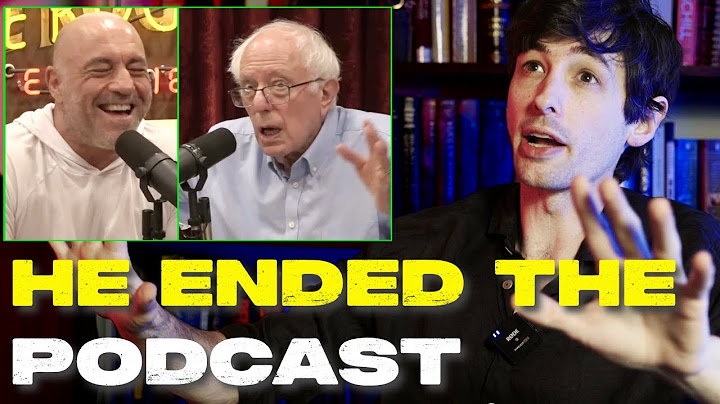 Joe Rogan EXPOSES Bernie Sander's Hypocrisy so Badly he Ends the Podcast