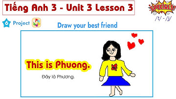 Tiếng Anh lớp 3: Unit 3 Lesson 3 - This is Tony - Đây là Tony.