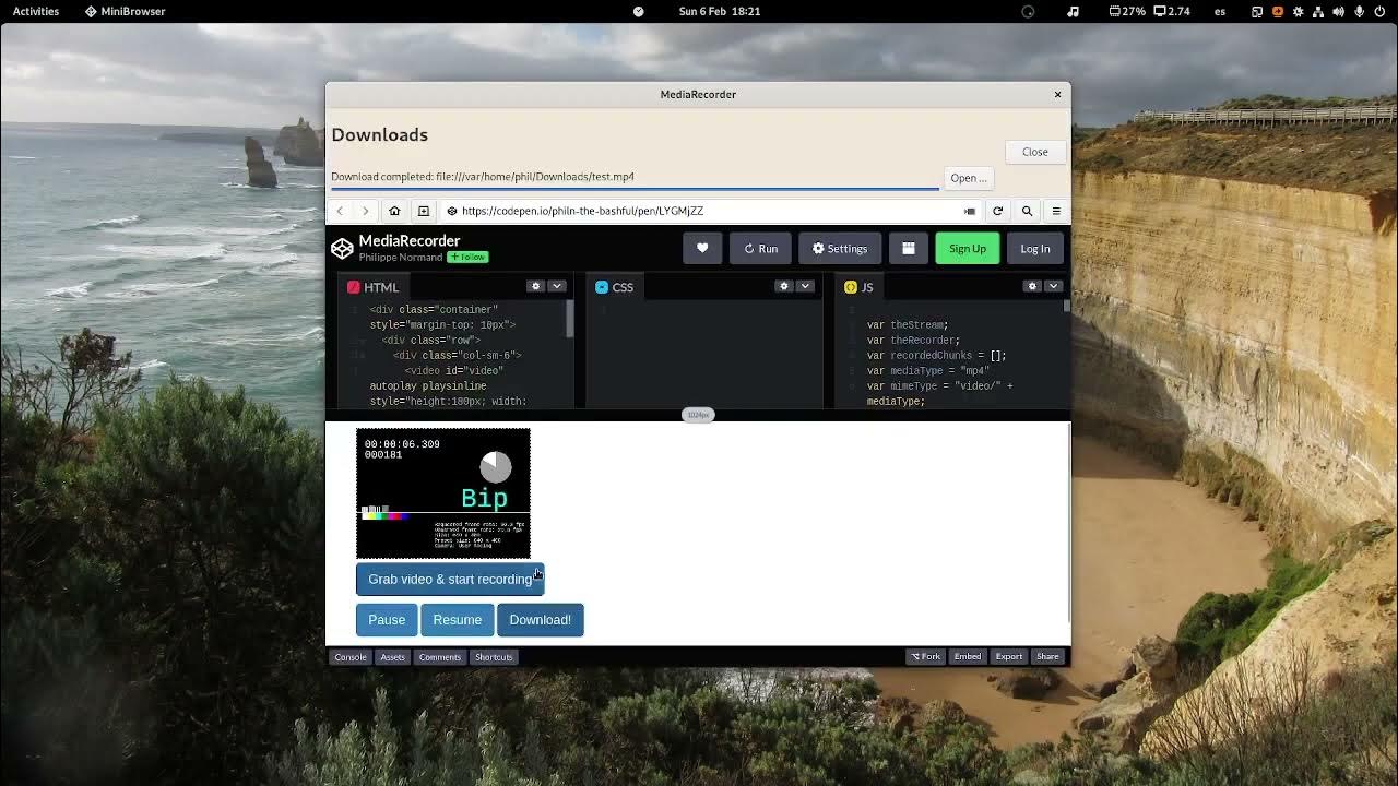 GStreamer MediaRecorder support in KitGTK YouTube