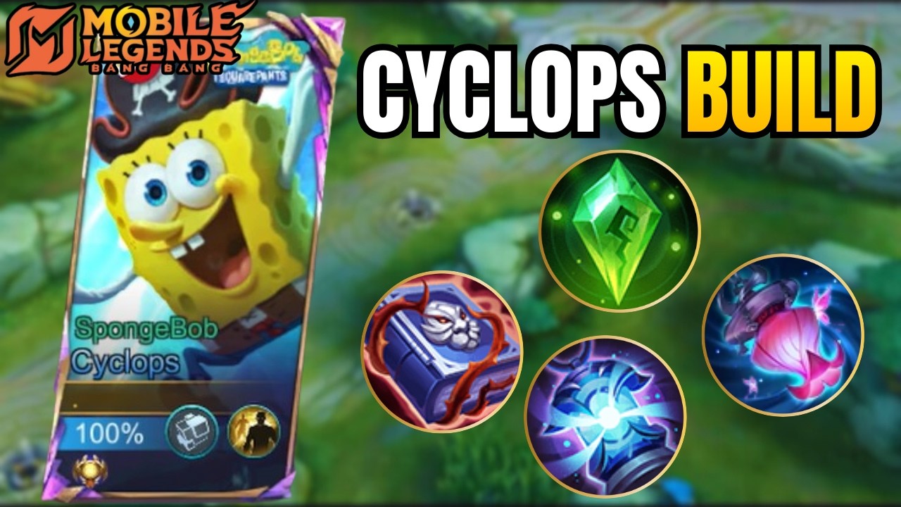 MLBB | CYCLOPS SOLO RANK DESTROYER 😈 | BEST BUILD