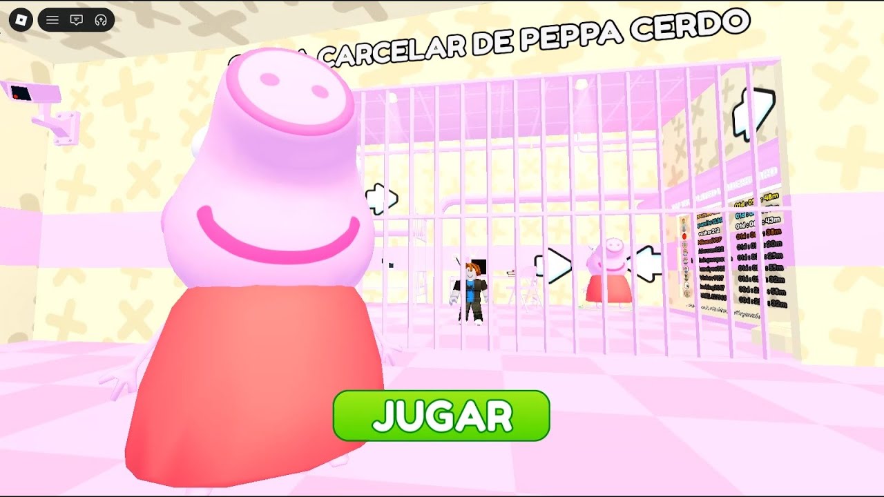 Peppa Pig Prison Run 😱 Escape the Cartoon Prison (Roblox Obby)