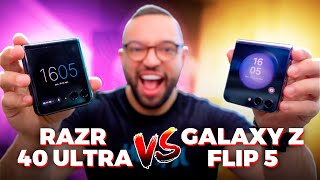 Matheus Kise Vídeos RAZR 40 ULTRA vs Z FLIP 5 |  Qual SMARTPHONE é melhor? SAMSUNG vs MOTOROLA!