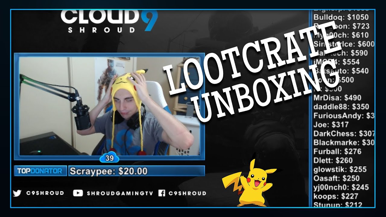 SEPTEMBER 2015 LOOTCRATE UNBOXING BY SHROUD (ReUpload)