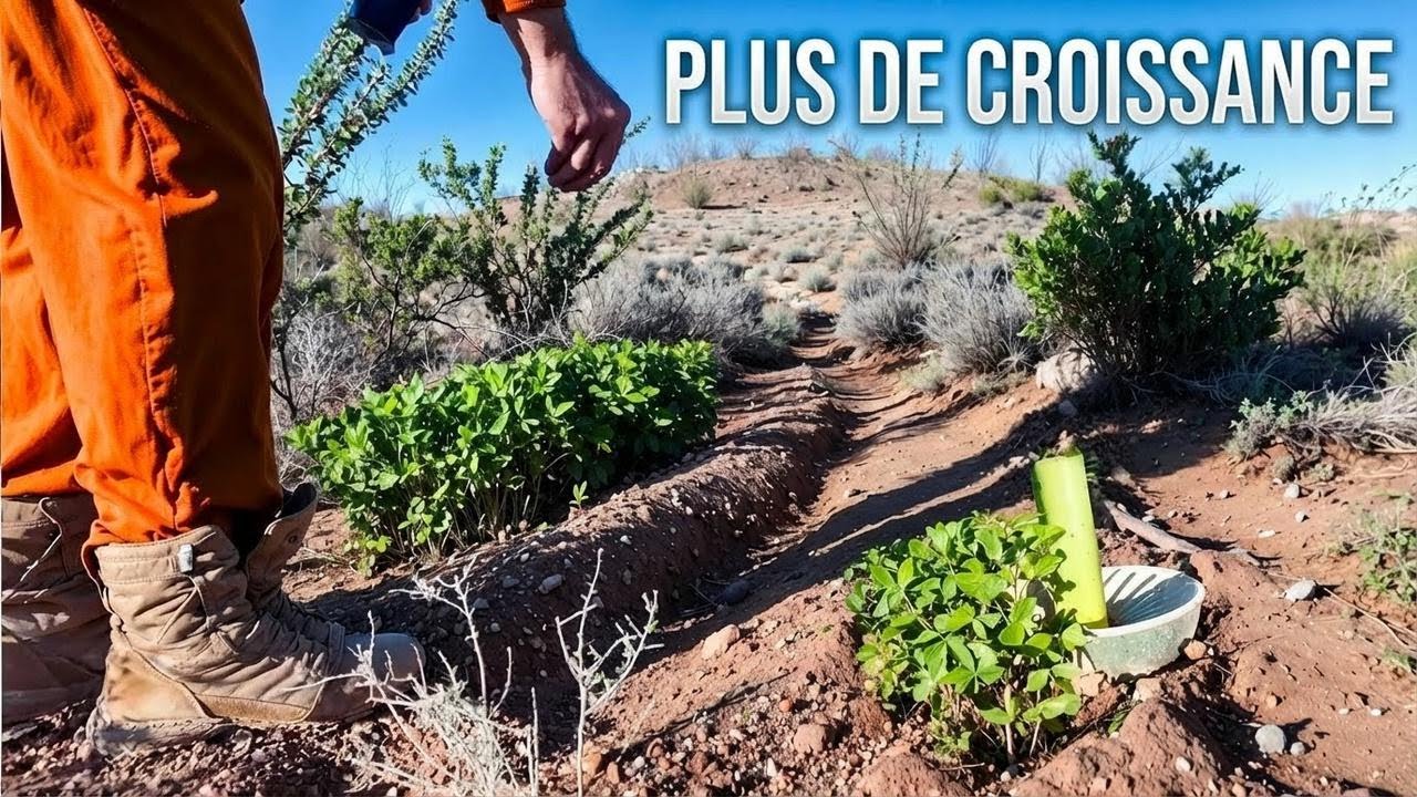 Un matin magique dans le désert, on se croirait au paradis