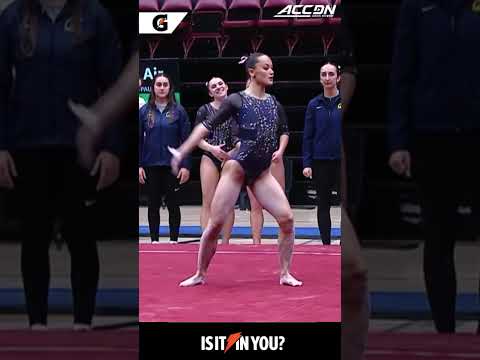 TONYA PAULSSON, ladies and gents! 👑 #calbears #ncaagymnastics #collegegymnastics #gymnast #sports