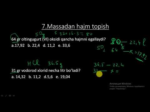 Video: Avogadro Qonunining Mohiyati Nimada