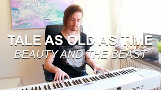 Video thumbnail of ""Tale As Old As Time (Beauty and the Beast)" - New piano cover by Joel Sandberg + Lyrics"