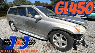 2008 Mercedes Benz GL450 Part Out: J & J Auto Wrecking Test Video Stock # P8MB223