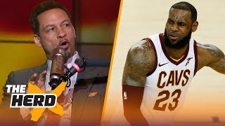 Chris Broussard on LeBron's jealousy of Durant, Curry's 3's in Warriors Game 2 win | NBA | THE HERD