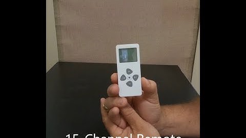 Fifteen Channel Remote for Roll Down Shutters and Screens