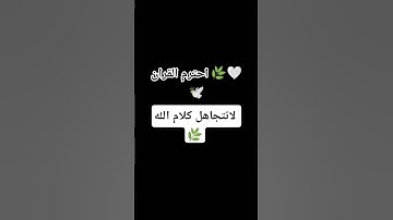 احترم القران الكريم 🤍🕊🌿 #القران_الكريم #اللهم_صل_وسلم_على_نبينا_محمد #hijab
