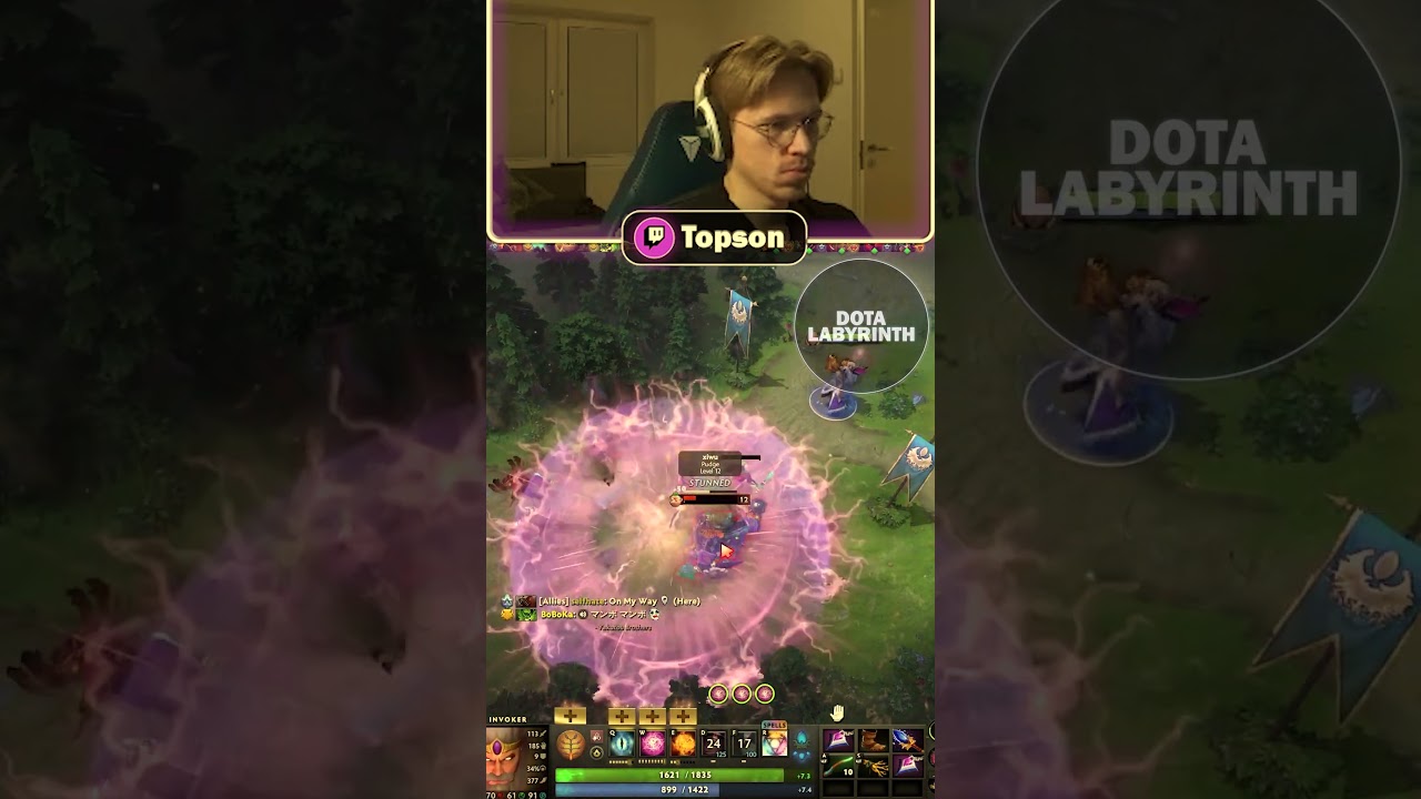 Topson outsmarted enemies' bait in Dota 2 