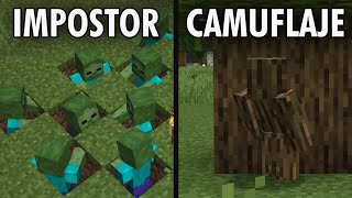 25 FORMAS de ESCONDER TODO en Minecraft