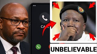 Julius Malema's Number Found on Nathi Mthethwa's Phone Minutes Before His Death : Is He a Suspect?