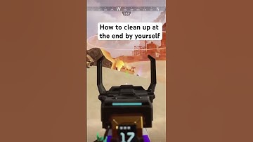 How to clean up solo at the end 😂  #ps5 #apexlegends #apex #shorts