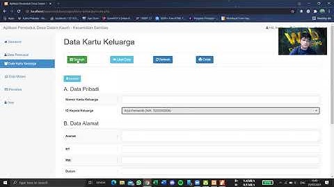 Demo Aplikasi Data Penduduk Berbasis Web - Dasar Pemrograman Web