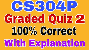 CS304P General Quiz no 2 Spring 2023/Cs304P general quiz 2 Graded 2023