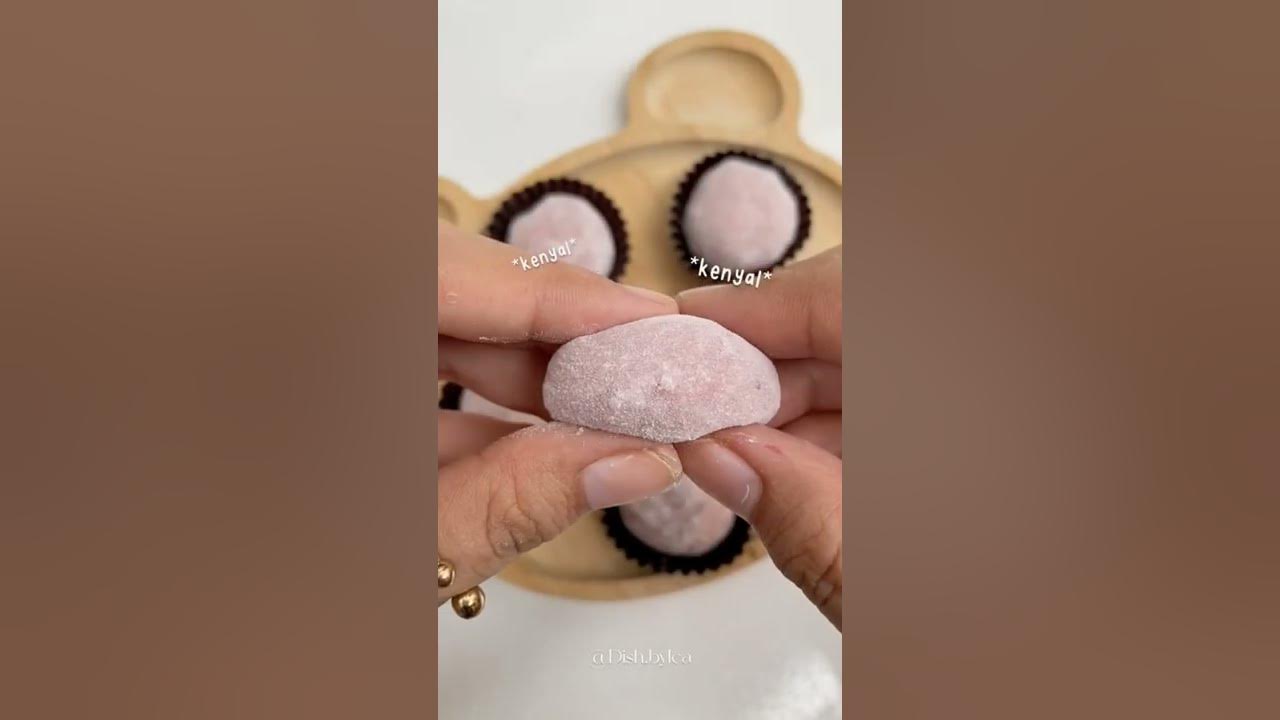 Bikin Mochi Cuma 2  bahan || Cuma Makan.#shorts #resepsimple#resep
