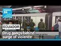 Ecuador battles drug gangs behind surge of violence • FRANCE 24 English