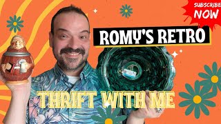 Goodwill Savers Thrift With Me HAUL Incredible Finds For Resale MCM Glass Dinnerware DECOR