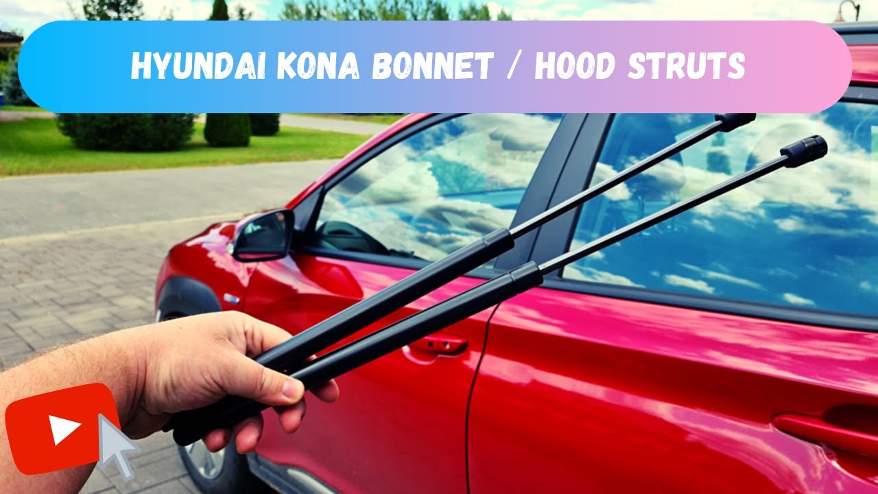 Simple how-to: Install gas struts / lift supports on a Hyundai Kona (Electric)