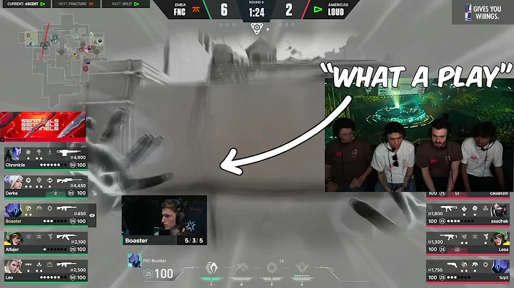 Tarik REACTS To The Best Play By Fnatic Boaster | VCT 2023: LOCK//IN