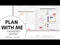 Plan With Me Dashboard Layout | At Home With Quita