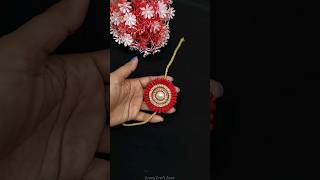 How to make Rakhi at home/Easy Rakhi making Ideas 2023 #shorts #rakshabandhan2023