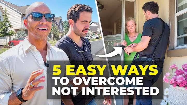5 Easy Ways to Overcome NOT INTERESTED