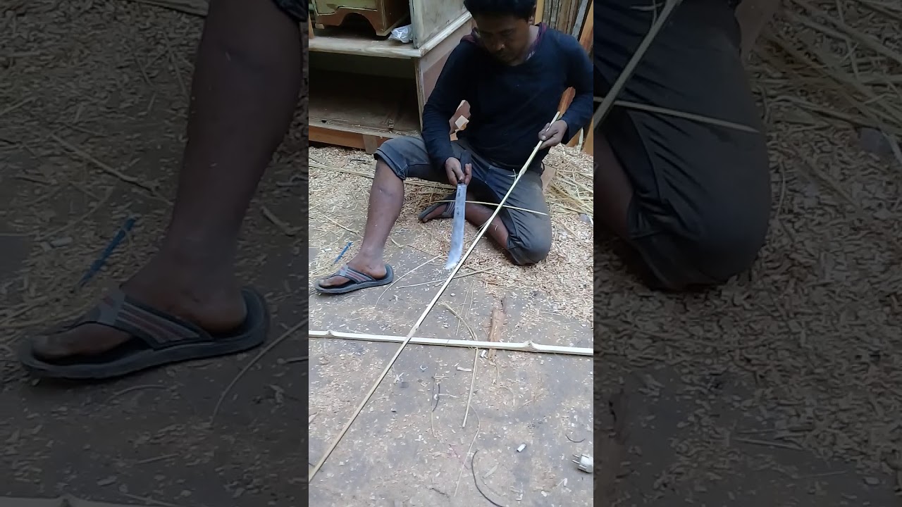 Cara membuat jorang dari bambu YouTube