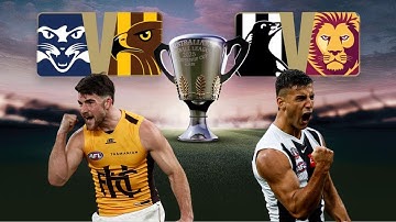 AFL PRELIMINARY FINALS PREDICTIONS 2025!