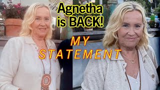 ABBA News – Agnetha Is BACK! | My Statement