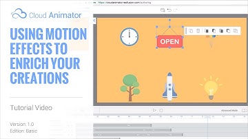 Cloud Animator Tutorial - Using Motion Effects