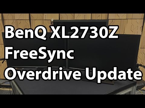 BenQ XL2730Z 40-144Hz FreeSync Display V002 Firmware Tested - Overdrive Fixed